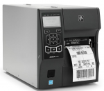Zebra TT Printer ZT410; 4", 300 dpi, Euro and UK cord, Serial, USB, 10/100 Ethernet, Bluetooth 2.1/MFi, USB Host, Cutter w/ Catch Tray, EZPL