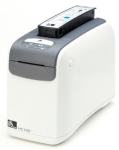 Zebra DT Printer HC100; 300 dpi, EU and UK Cords, Swiss 271 font, ZPL II, XML, Serial, USB, 10/100 Internal Print Server