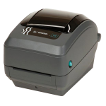 Zebra TT Printer GX420t; 203dpi, EU and UK Cords, EPL2, ZPL II, USB, Serial, Ethernet, Dispenser (Peeler)