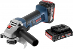 УШМ (болгарка) gws 18-125 v-li 4.0Ач l-boxx (0.601.93a.30b) +Аккумулятор 1600z00036