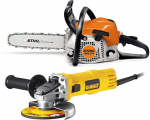 Бензопила ms 211 +УШМ (болгарка) dwe4051