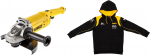 УШМ (болгарка) dwe492ks +Толстовка dewalt