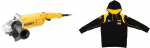 УШМ (болгарка) dwe496-ks +Толстовка dewalt
