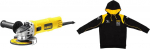 УШМ (болгарка) dwe4150 +Толстовка dewalt