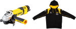 УШМ (болгарка) dwe4257ks +Толстовка dewalt