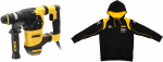 Перфоратор d25333k-qs +Толстовка dewalt