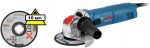 УШМ (болгарка) gwx 14-125 (06017b7000) x-lock +Круг отрезной 2608619267 x-lock 10 шт