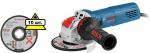 УШМ (болгарка) gwx 9-125 s (06017b2000) x-lock +Круг отрезной 2608619267 x-lock 10 шт