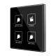 Zennio Square TMD (Выключатель KNX сенсорный, емкостной, 4-кнопочный, графика произвольная)