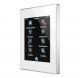 Сенсорная панель KNX/EIB InZennio Z41, алюминиевая рамка, цвет белый