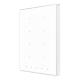 Zennio Выключатель сенсорный KNX Touch-MyDesign Plus, 8-кнопочный, пластиковая рамка, цвет белый