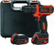 Дрель аккумуляторная BLACK & DECKER Bdcdd12kb-xk 