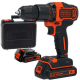 Дрель аккумуляторная BLACK & DECKER Bdchd18kb-xk 
