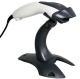 Honeywell 1200G Voyager USB Kit: 1D laser, ivory scanner (1200g-1), rigid presentation stand (STND-19R02-002-4), USB Type A 3m coiled cable (CBL-500-300-C00)