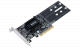 Synology M.2 SSD-Sata adapter, LP PCIe 2.0x8 (for DS1819+, DS2419+ , DS1517+, DS1817+, DS3018xs, FS1018, RS1219+, for all xs/xs+ models) up to 2xSSD M.2 SATA