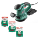 Набор HAMMER шлиф.машинка osm430+ круги velcro Р60, 100, 120 