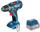 Набор BOSCH Дрель аккумуляторная gsr 18-2-li plus БЕЗ АКК. и ЗУ (0.601.9e6.102),Адаптер gaa 18v-24 
