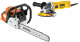 Бензопила ms 250 c-be ergostart +УШМ (болгарка) dwe4051