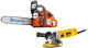 Набор HUSQVARNA Бензопила 440e ii +УШМ (болгарка) dwe4051 