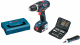 Набор BOSCH Дрель аккумуляторная gsr 14,4 v-li1.5Ач l-boxx (0.601.866.00f) +Отвертка аккумуляторная go kit 0.601.9h2.021 +Набор бит и сверл 1619gx1400 +Ящик l-boxx mini (1.600.a00.7sf) 