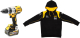 Бесщеточный шуруповерт dcd991x1-qw +Толстовка dewalt