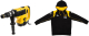 Набор DeWalt Перфоратор d25501k +Толстовка dewalt 