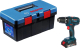 Набор BOSCH Дрель аккумуляторная gsr 18-2-li plus (0.601.9e6.120) +Ящик toolbox pro 1600a018t3 