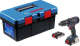 Набор BOSCH Шуруповерт gsb 18-2-li plus (0.601.9e7.120) +Ящик toolbox pro 1600a018t3 