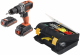 Набор BLACK & DECKER Дрель-шуруповерт bcd003me2k-qw +Ящик 1-92-734 