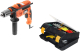 Набор BLACK & DECKER Дрель ударная cd714cres +Ящик 1-92-734 