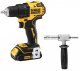 Набор DeWalt Дрель-шуруповерт dcd708s2t-qw +Адаптер АШ-02 