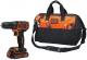 Набор BLACK & DECKER Дрель-шуруповерт bdcdc18b-qw +Сумка bdst73821-ru 