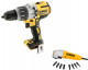 Набор DeWalt Бесщеточный шуруповерт dcd996nt-xj БЕЗ АКК. И ЗУ. +Насадка dt71517 