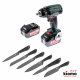 Набор METABO Гайковерт аккумуляторный ssw 18 ltx 400 bl (602205650) +Нож для хлеба 32-18 +Нож 32-17 +Нож поварской 32-20 +Нож кухонный 32-16 +Нож для очистки овощей 32-15 +Нож Сан 