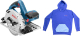 Набор BOSCH Пила циркулярная gks 55+ g (0.601.682.000) +Куртка blue 1619m00u9s 