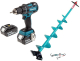 Набор Makita Бесщеточный шуруповерт ddf480rme +Бур kaira 