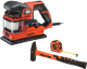 Набор BLACK & DECKER Машинка шлифовальная плоская (вибрационная) ka330e +Набор bdht9-30092 