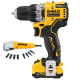 Набор DeWalt Дрель-шуруповерт dcd701n-xj без АКБ и ЗУ +Насадка 400мм (dt71517) 