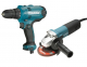 Набор Makita Дрель df0300+УШМ 9555hn 