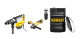 Набор DeWalt Перфоратор d25773k +УШМ (болгарка) dcg412m2 +Гриль mp97698 